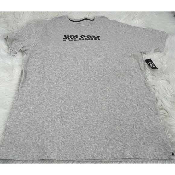 NEW Volcom Men's Slicer Graphic Modern Fit T-Shirt Heather Gray Size 2XL XXL - Picture 3 of 11